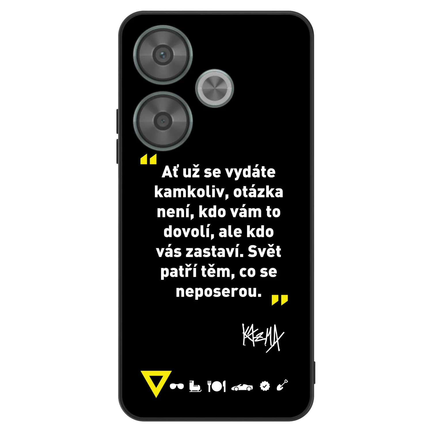 Picasee ULTIMATE CASE pro Xiaomi Poco F6 - Kazma - SVĚT PATŘÍ TĚM, CO SE NEPOSEROU