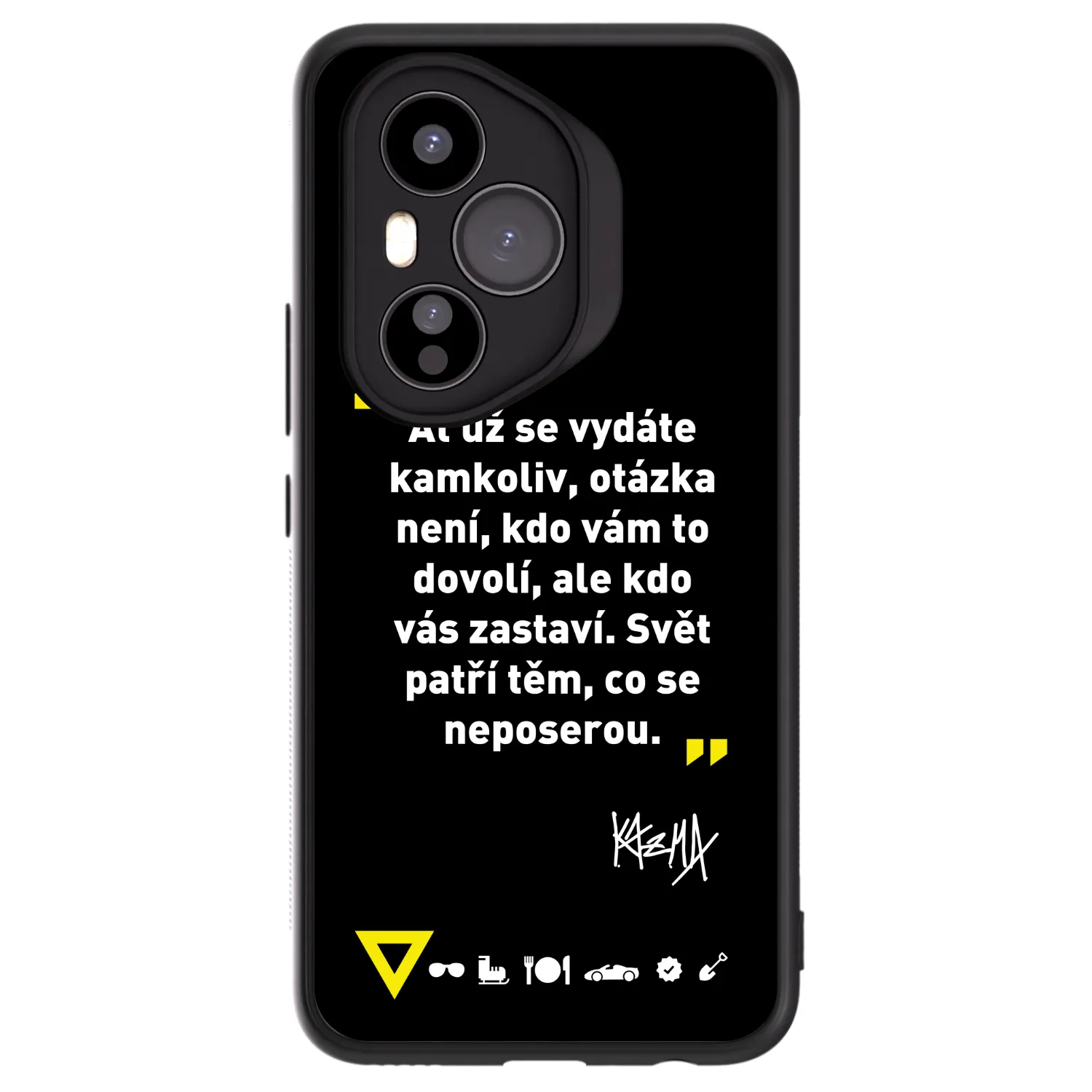 Picasee ULTIMATE CASE pro Honor 400 Pro 5G - Kazma - SVĚT PATŘÍ TĚM, CO SE NEPOSEROU
