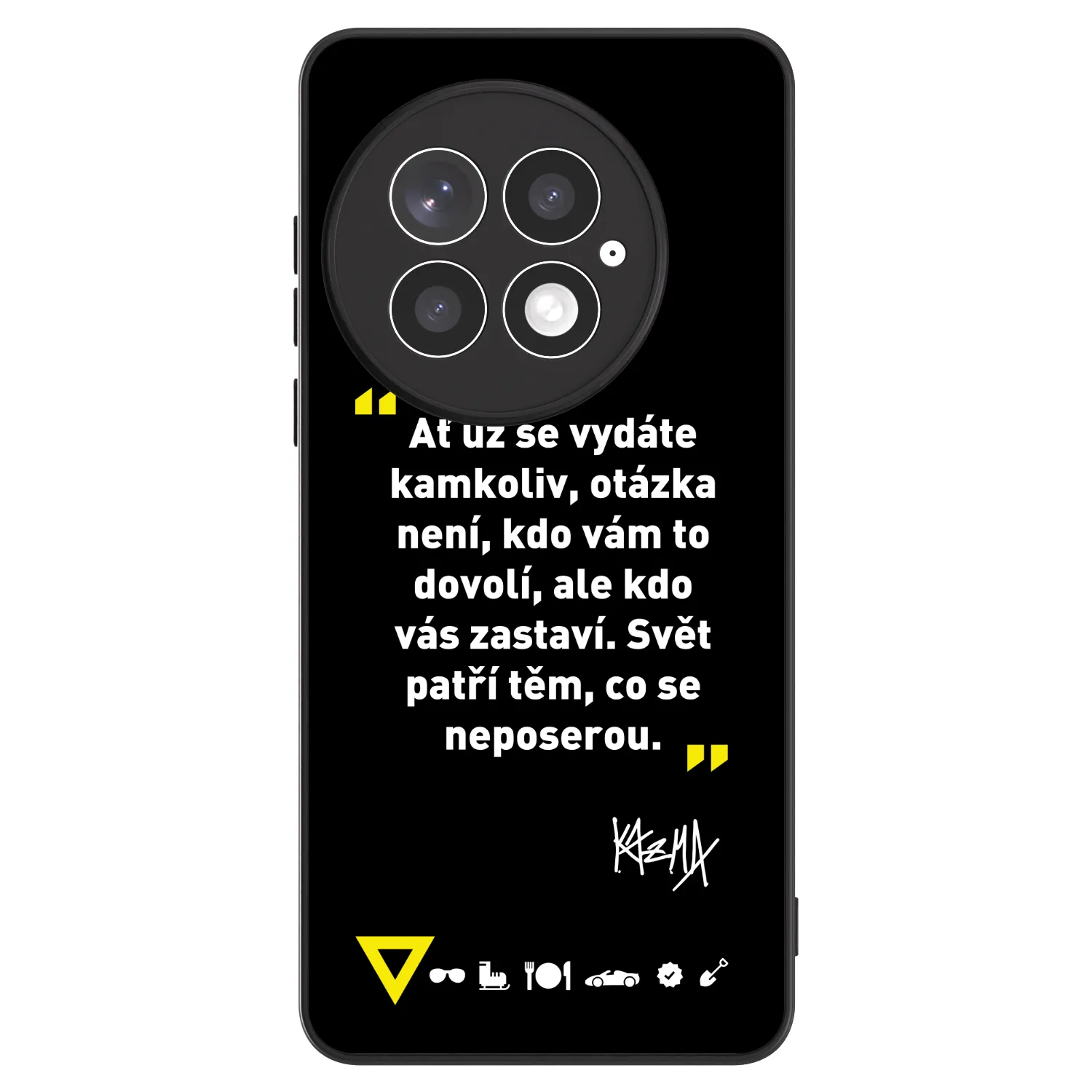 Picasee ULTIMATE CASE pro OnePlus 13 5G - Kazma - SVĚT PATŘÍ TĚM, CO SE NEPOSEROU