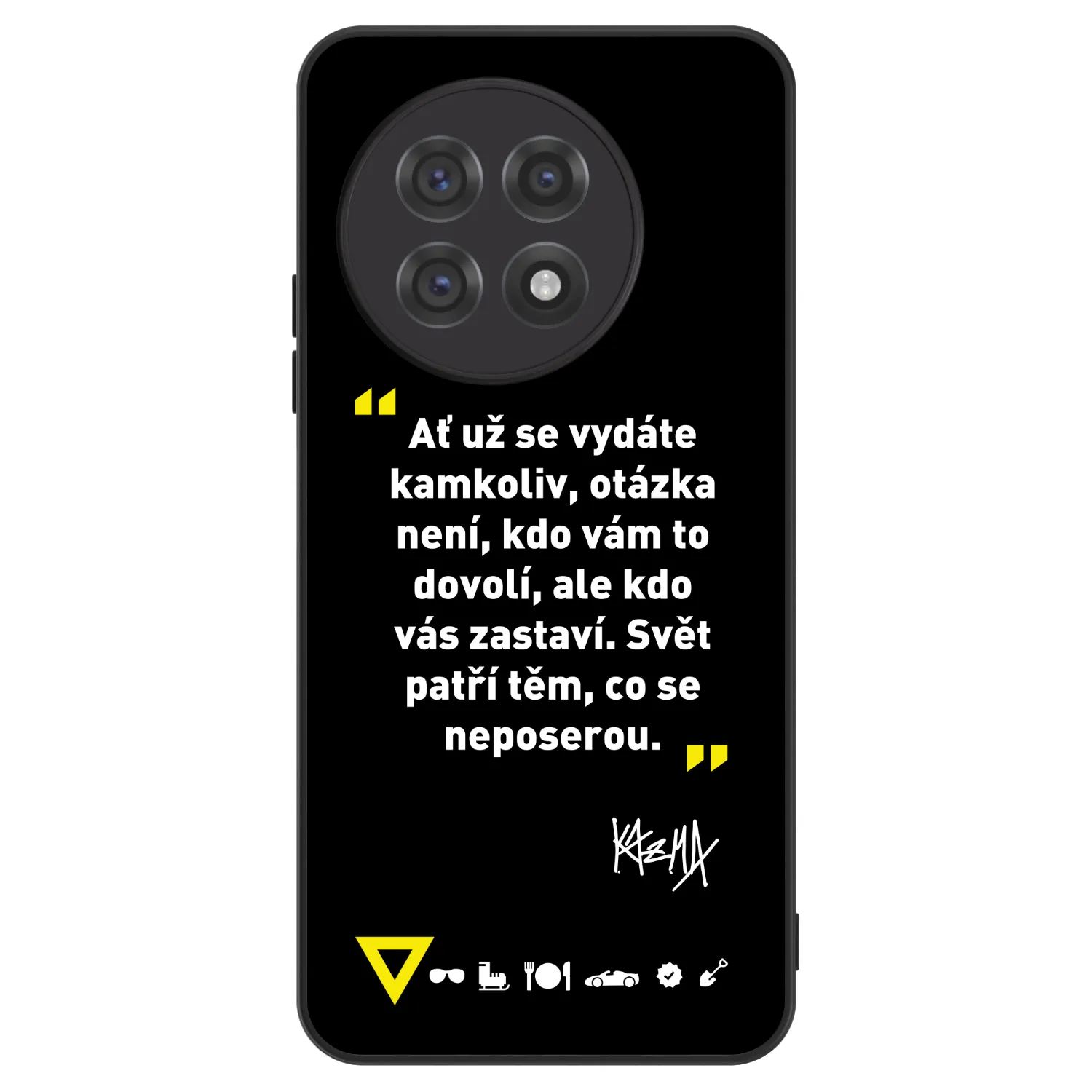 Picasee ULTIMATE CASE pro OnePlus 13R 5G - Kazma - SVĚT PATŘÍ TĚM, CO SE NEPOSEROU