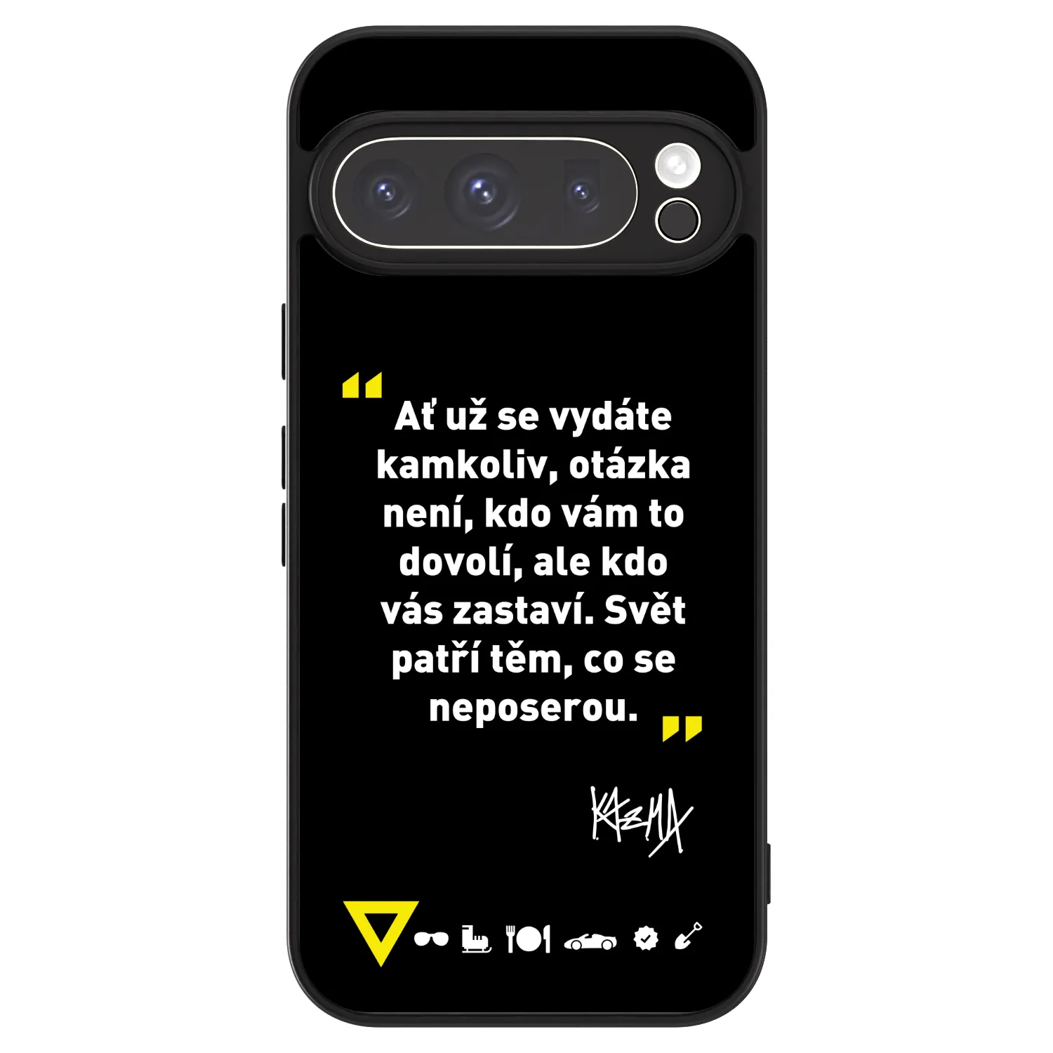 Picasee ULTIMATE CASE pro Google Pixel 9 Pro XL - Kazma - SVĚT PATŘÍ TĚM, CO SE NEPOSEROU