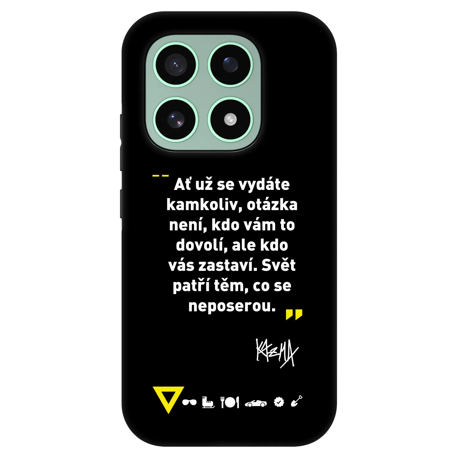 Picasee Fashion Case pro Xiaomi 17 - Kazma - SVĚT PATŘÍ TĚM, CO SE NEPOSEROU