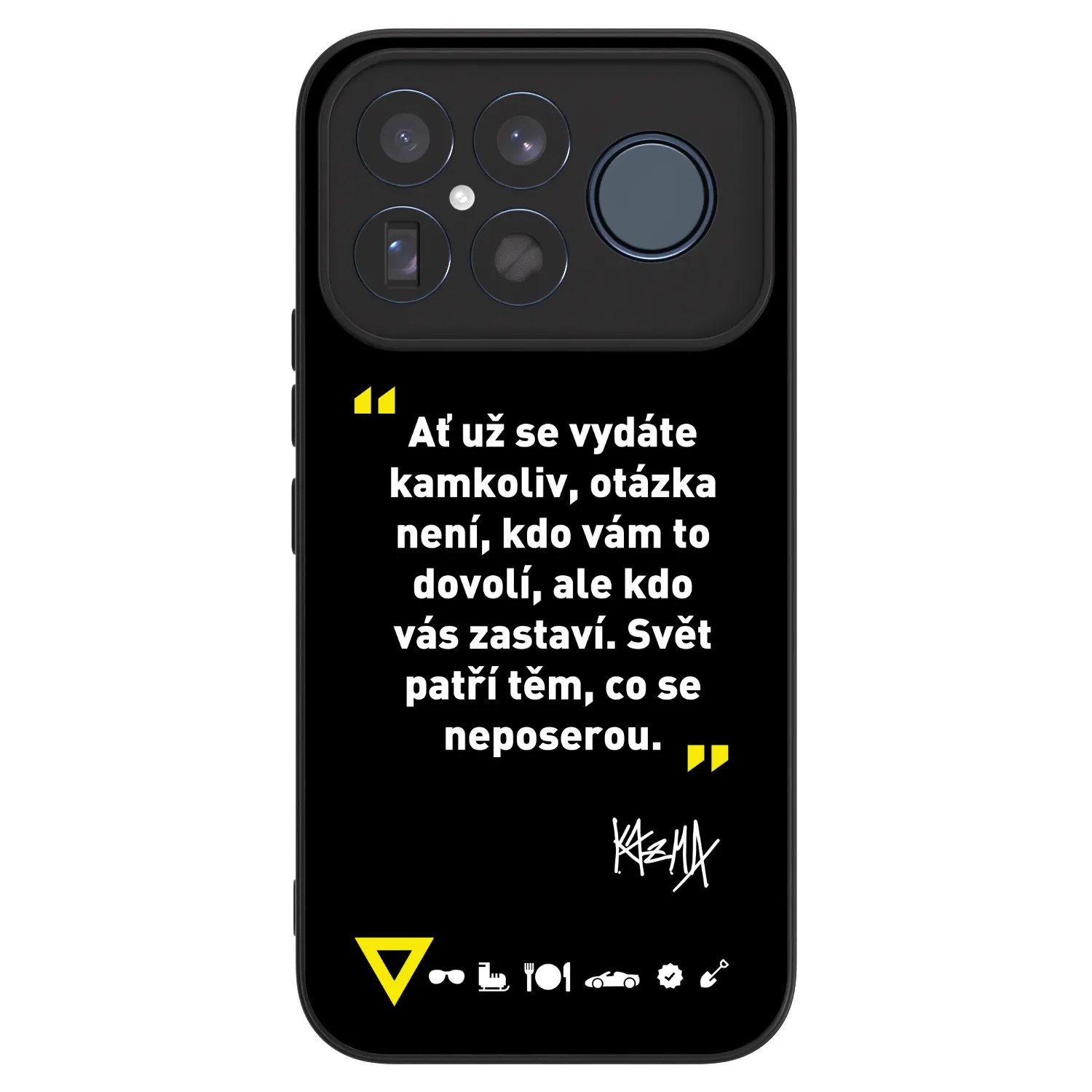Picasee ULTIMATE CASE pro Xiaomi Poco F8 Ultra - Kazma - SVĚT PATŘÍ TĚM, CO SE NEPOSEROU