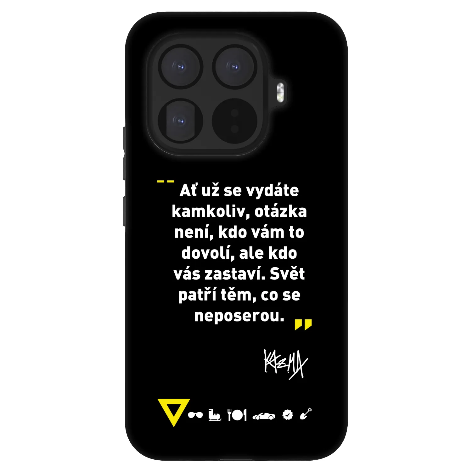 Picasee Fashion Case pro Xiaomi 15T Pro - Kazma - SVĚT PATŘÍ TĚM, CO SE NEPOSEROU