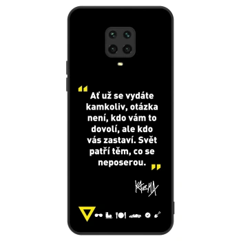 Obal pro Xiaomi Redmi Note 9 Pro - Kazma - SVĚT PATŘÍ TĚM, CO SE NEPOSEROU