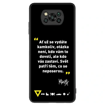 Obal pro Xiaomi Poco X3 - Kazma - SVĚT PATŘÍ TĚM, CO SE NEPOSEROU