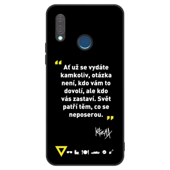 Obal pro Huawei P20 Lite - Kazma - SVĚT PATŘÍ TĚM, CO SE NEPOSEROU
