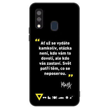 Obal pro Samsung Galaxy A40 A405F - Kazma - SVĚT PATŘÍ TĚM, CO SE NEPOSEROU