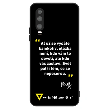 Obal pro Huawei P30 - Kazma - SVĚT PATŘÍ TĚM, CO SE NEPOSEROU