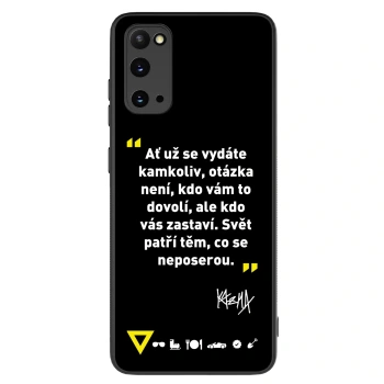 Obal pro Samsung Galaxy S20 G980F - Kazma - SVĚT PATŘÍ TĚM, CO SE NEPOSEROU