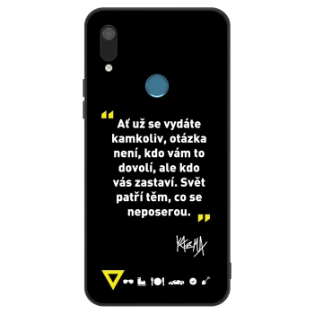 Obal pro Huawei Y7 2019 - Kazma - SVĚT PATŘÍ TĚM, CO SE NEPOSEROU