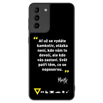 Obal pro Samsung Galaxy S21+ 5G G996F - Kazma - SVĚT PATŘÍ TĚM, CO SE NEPOSEROU