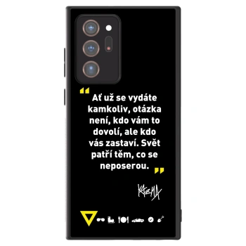 Obal pro Samsung Galaxy Note 20 Ultra - Kazma - SVĚT PATŘÍ TĚM, CO SE NEPOSEROU