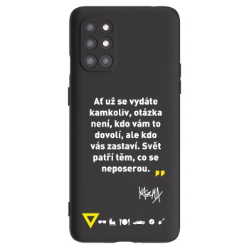 Obal pro OnePlus 8T - Kazma - SVĚT PATŘÍ TĚM, CO SE NEPOSEROU