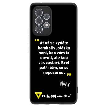 Picasee ULTIMATE CASE pro Samsung Galaxy A53 5G A536 - Kazma - SVĚT PATŘÍ TĚM, CO SE NEPOSEROU