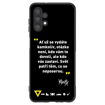 Picasee ULTIMATE CASE pro Samsung Galaxy A13 4G A135 - Kazma - SVĚT PATŘÍ TĚM, CO SE NEPOSEROU