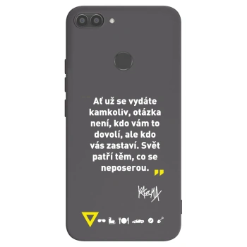 Obal pro Huawei P Smart - Kazma - SVĚT PATŘÍ TĚM, CO SE NEPOSEROU