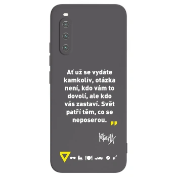 Obal pro Sony Xperia 10 IV 5G - Kazma - SVĚT PATŘÍ TĚM, CO SE NEPOSEROU