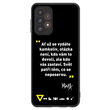 Picasee ULTIMATE CASE pro Samsung Galaxy A23 A236B 5G - Kazma - SVĚT PATŘÍ TĚM, CO SE NEPOSEROU