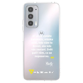 Obal pro Motorola Edge 20 - Kazma - SVĚT PATŘÍ TĚM, CO SE NEPOSEROU