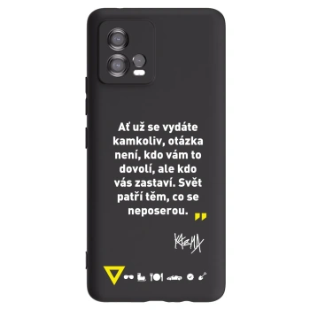 Obal pro Motorola Moto G72 - Kazma - SVĚT PATŘÍ TĚM, CO SE NEPOSEROU