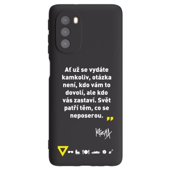 Obal pro Motorola Moto G51 - Kazma - SVĚT PATŘÍ TĚM, CO SE NEPOSEROU