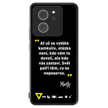 Picasee ULTIMATE CASE pro Xiaomi 13T Pro - Kazma - SVĚT PATŘÍ TĚM, CO SE NEPOSEROU