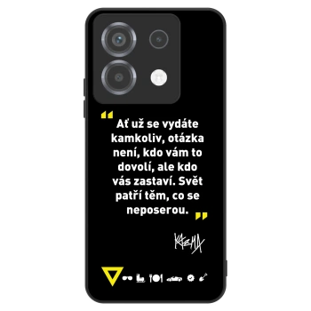Obal pro Xiaomi Poco X6 - Kazma - SVĚT PATŘÍ TĚM, CO SE NEPOSEROU