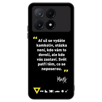 Obal pro Xiaomi Poco X6 Pro - Kazma - SVĚT PATŘÍ TĚM, CO SE NEPOSEROU