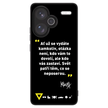 Picasee ULTIMATE CASE pro Xiaomi Redmi Note 13 Pro+ 5G - Kazma - SVĚT PATŘÍ TĚM, CO SE NEPOSEROU