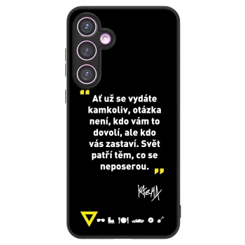 Picasee ULTIMATE CASE pro Samsung Galaxy A35 5G A356B - Kazma - SVĚT PATŘÍ TĚM, CO SE NEPOSEROU