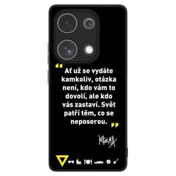 Picasee ULTIMATE CASE pro Xiaomi Redmi Note 13 Pro 4G - Kazma - SVĚT PATŘÍ TĚM, CO SE NEPOSEROU
