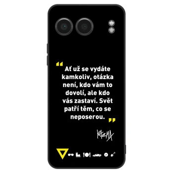 Obal pro OnePlus Nord 4 - Kazma - SVĚT PATŘÍ TĚM, CO SE NEPOSEROU