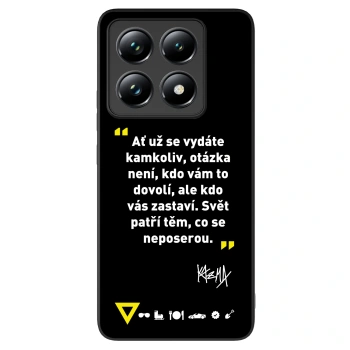 Picasee ULTIMATE CASE pro Xiaomi 14T Pro - Kazma - SVĚT PATŘÍ TĚM, CO SE NEPOSEROU