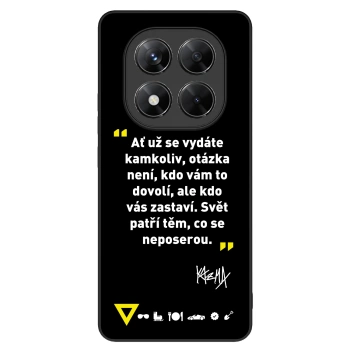Picasee ULTIMATE CASE pro Xiaomi Redmi Note 14 Pro 5G - Kazma - SVĚT PATŘÍ TĚM, CO SE NEPOSEROU