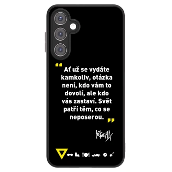 Picasee ULTIMATE CASE pro Samsung Galaxy A16 5G - Kazma - SVĚT PATŘÍ TĚM, CO SE NEPOSEROU