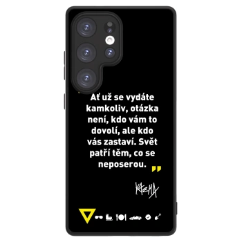 Picasee ULTIMATE CASE pro Samsung Galaxy S25 Ultra 5G - Kazma - SVĚT PATŘÍ TĚM, CO SE NEPOSEROU