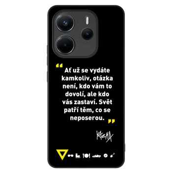 Picasee ULTIMATE CASE pro Xiaomi Redmi Note 14 4G - Kazma - SVĚT PATŘÍ TĚM, CO SE NEPOSEROU