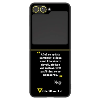 Obal pro Samsung Galaxy Z Flip6 5G - Kazma - SVĚT PATŘÍ TĚM, CO SE NEPOSEROU