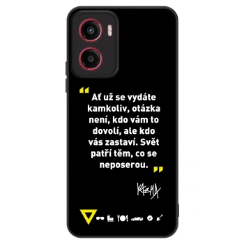 Obal pro Motorola Moto G05 - Kazma - SVĚT PATŘÍ TĚM, CO SE NEPOSEROU