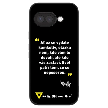 Obal pro Google Pixel 9a - Kazma - SVĚT PATŘÍ TĚM, CO SE NEPOSEROU