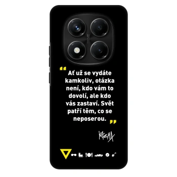 Obal pro Xiaomi Redmi Note 14 Pro+ 5G - Kazma - SVĚT PATŘÍ TĚM, CO SE NEPOSEROU