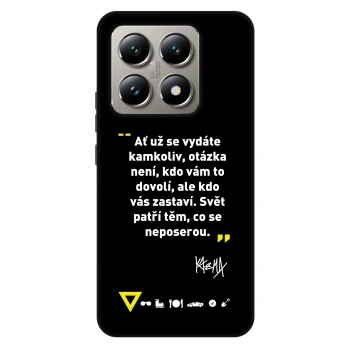 Obal pro Xiaomi 14T - Kazma - SVĚT PATŘÍ TĚM, CO SE NEPOSEROU