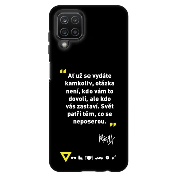 Obal pro Samsung Galaxy A12 A125F - Kazma - SVĚT PATŘÍ TĚM, CO SE NEPOSEROU