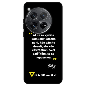 Obal pro OnePlus 12 5G - Kazma - SVĚT PATŘÍ TĚM, CO SE NEPOSEROU