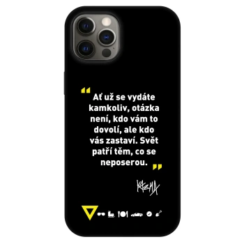 Obal pro Apple iPhone 12 - Kazma - SVĚT PATŘÍ TĚM, CO SE NEPOSEROU