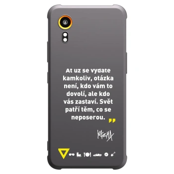 Obal pro Samsung Galaxy Xcover 7 - Kazma - SVĚT PATŘÍ TĚM, CO SE NEPOSEROU