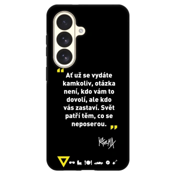 Obal pro Samsung Galaxy S26 - Kazma - SVĚT PATŘÍ TĚM, CO SE NEPOSEROU