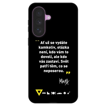 Picasee Fashion Case pro Samsung Galaxy A57 5G - Kazma - SVĚT PATŘÍ TĚM, CO SE NEPOSEROU