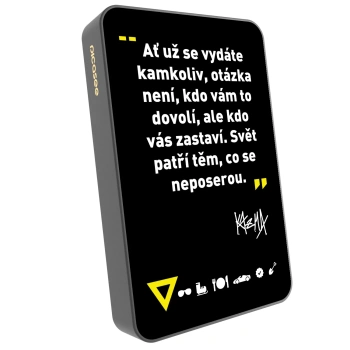 Picasee Powerbanka s MagSafe 10 000 mAh Šedá - Kazma - SVĚT PATŘÍ TĚM, CO SE NEPOSEROU
